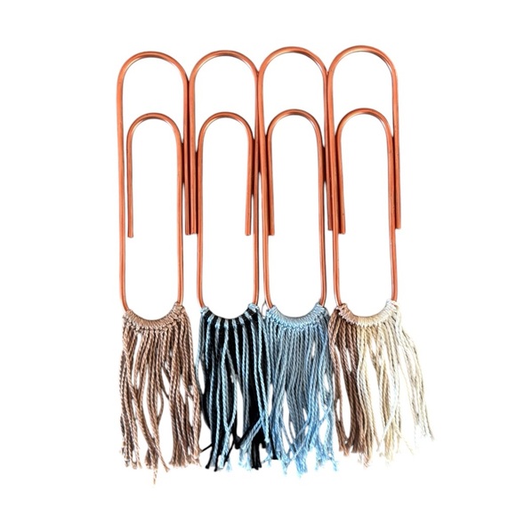Jumbo Paperclip Fringe Bookmark - 1 - Picture 2 of 2